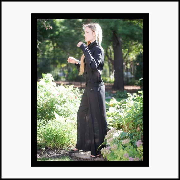 1 HOUR SALE! ARMANI COLLEZIONI - 2 Piece! Sheer Lounge Wear - Never Worn!! - Picture 3 of 4